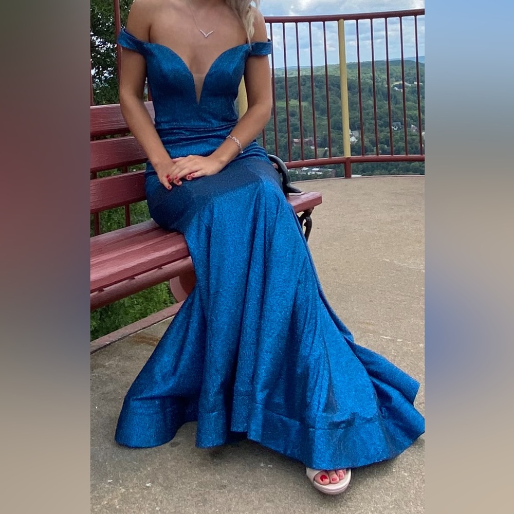 0-2 Prom Dress Royal Blue